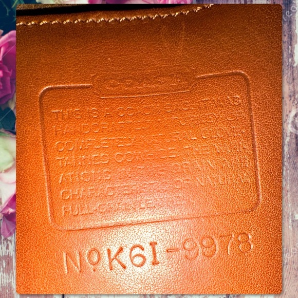 INTAGE COACH BRITISH TAN LEATHER CROSSBODY SIDEPACK BAG 9978 - Picture 17 of 17